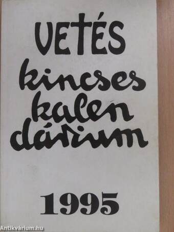 Vetés Kincseskalendárium 1995