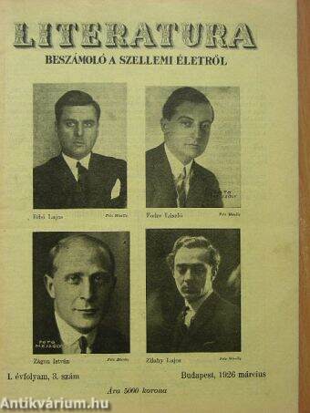 Literatura 1926. március