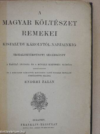 A magyar költészet remekei