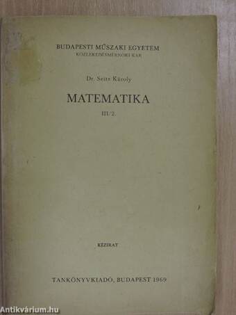 Matematika III/2.