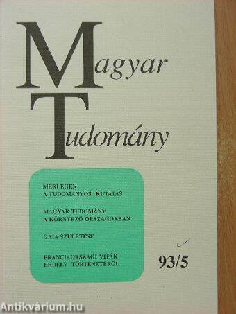 Magyar Tudomány 1993. május