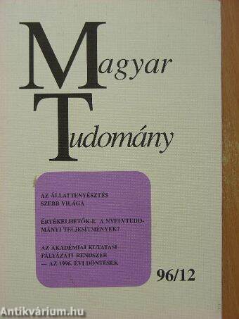 Magyar Tudomány 1996. december
