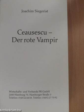 Ceausescu - Der rote Vampir