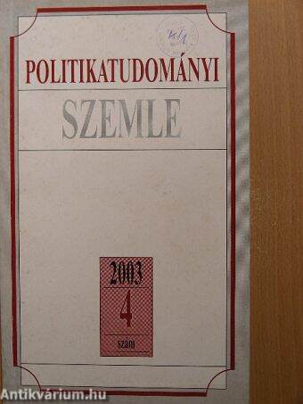 Politikatudományi Szemle 2003/4.