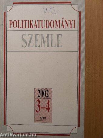 Politikatudományi Szemle 2002/3-4.