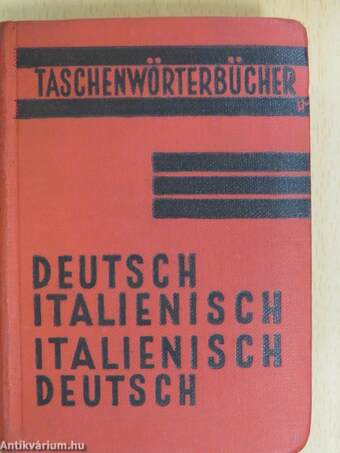 Neues Taschenwörterbuch der Deutschen und Italienischen sprache/Nuovo dizionario tascabile Italiano e Tedesco