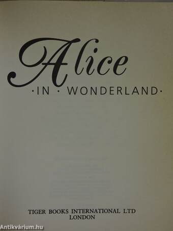 Alice in Wonderland