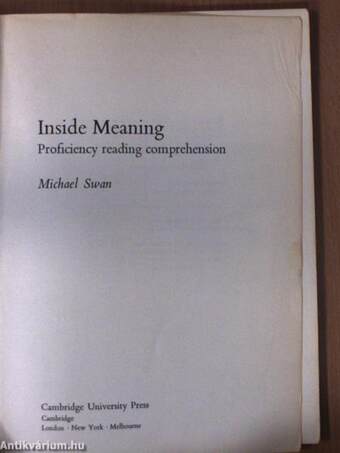 Inside Meaning