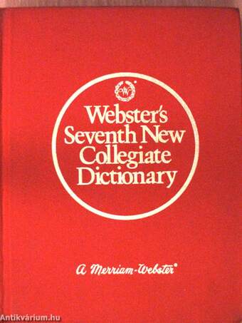 Webster's Seventh New Collegiate Dictionary