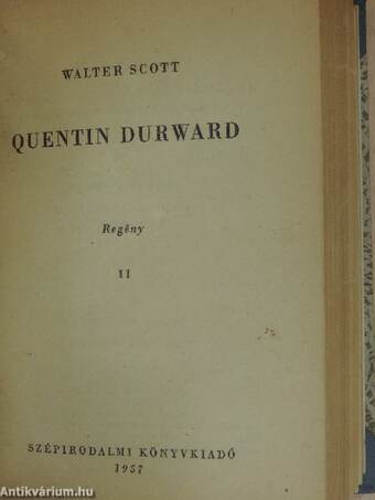 Quentin Durward I-II.