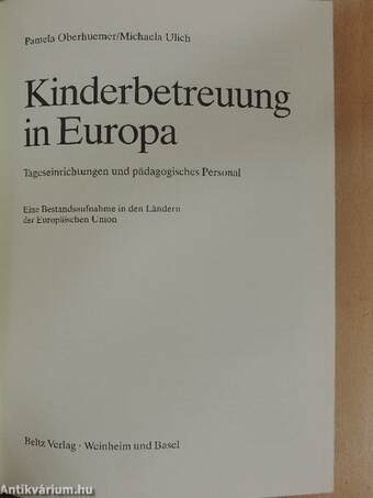 Kinderbetreuung in Europa