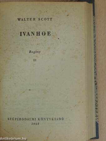 Ivanhoe I-III./A cantervillei kísértet/Lord Arthur Savile bűne