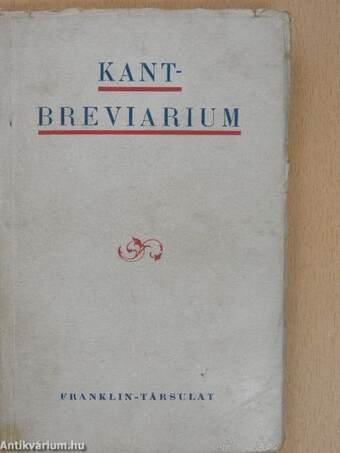 Kant-Breviarium