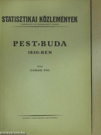 Pest-Buda 1850-ben