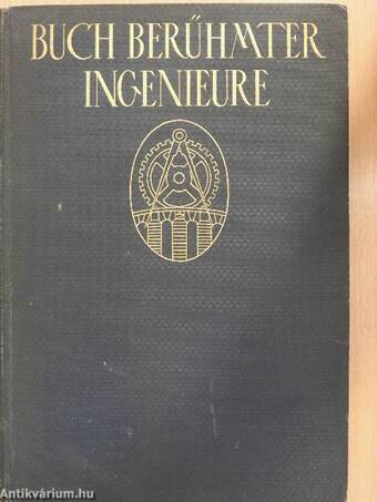 Buch Berühmter Ingenieure (gótbetűs)