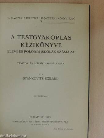 A testgyakorlás kézikönyve