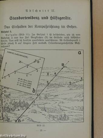 Orientieren und Messen mit dem Bézard-Kompass (gótbetűs)