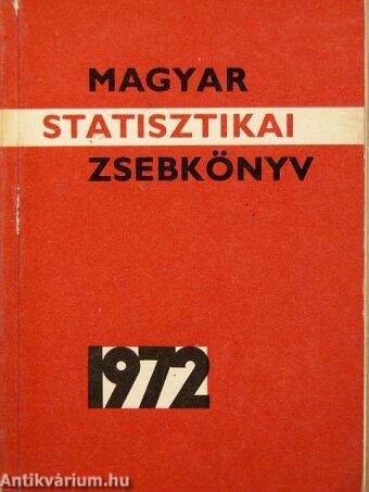 Magyar statisztikai zsebkönyv 1972.