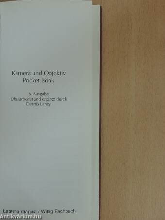 Kamera und Objektiv Pocket Book