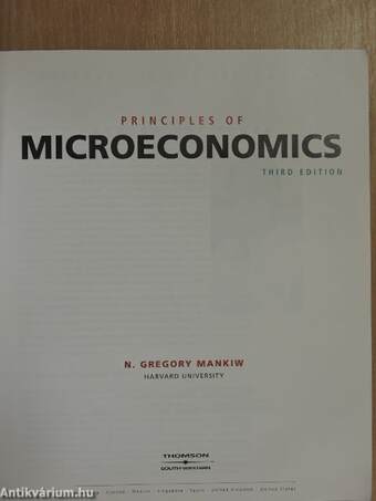 Principles of microeconomics