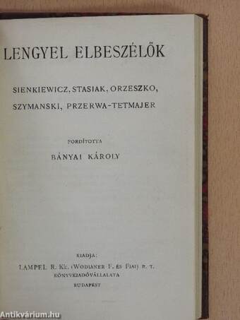 Orosz Elbeszélők 1-4.