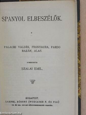 A bor/Varázs alatt/Olasz elbeszélők tára/Olasz elbeszélők tára II./Leányok/Erősebb a szerelemnél?/A kis tolvaj/Spanyol elbeszélők