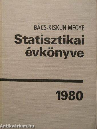 Bács-Kiskun megye statisztikai évkönyve 1980