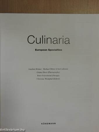 Culinaria - European Specialities