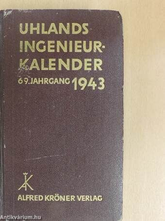 Uhlands Ingenieur-Kalender 1943