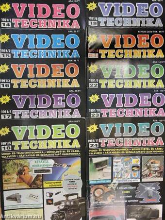 Videotechnika 1991. (nem teljes évfolyam)