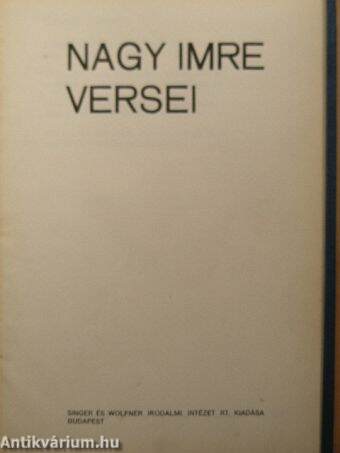 Nagy Imre versei