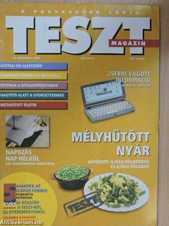 Teszt Magazin 1998. (nem teljes évfolyam)