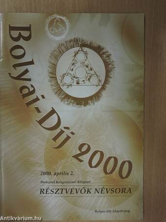 Bolyai-Díj 2000