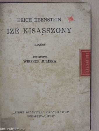 Izé kisasszony