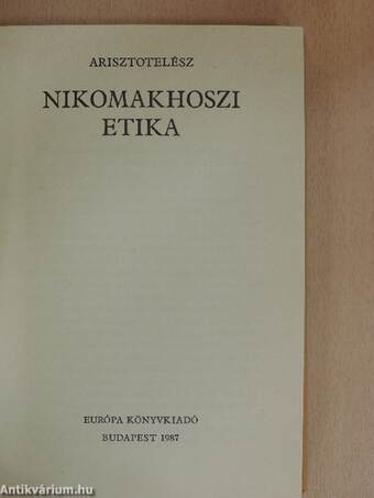 Nikomakhoszi etika