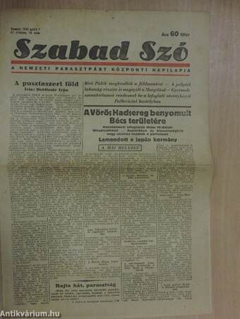 Szabad Szó 1945. április 7.