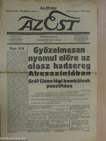 Az Est 1935. október 5.