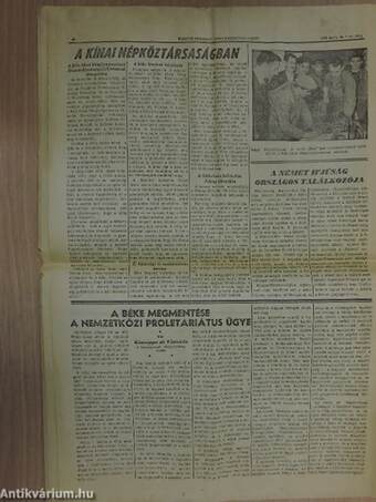 Tartós békéért, népi demokráciáért! 1950. április 30.