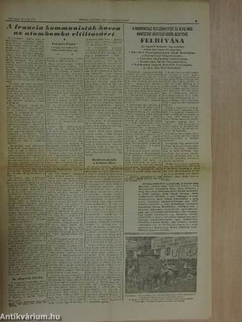 Tartós békéért, népi demokráciáért! 1950. május 14.