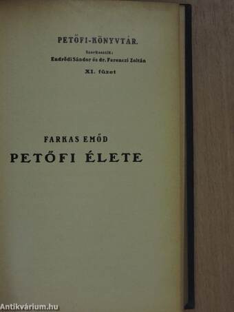 Petőfi élete/Petőfi Sándor életéből