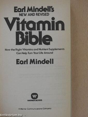 Earl Mindell's Vitamin Bible