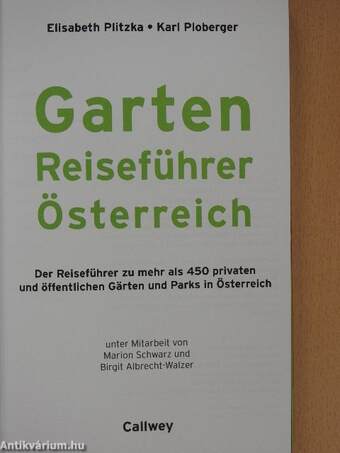 Garten Reiseführer Österreich