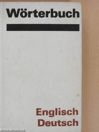 Wörterbuch Englisch-Deutsch