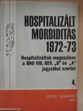 Hospitalizált morbiditás 1972-73/4.