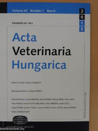 Acta Veterinaria Hungarica March 2015