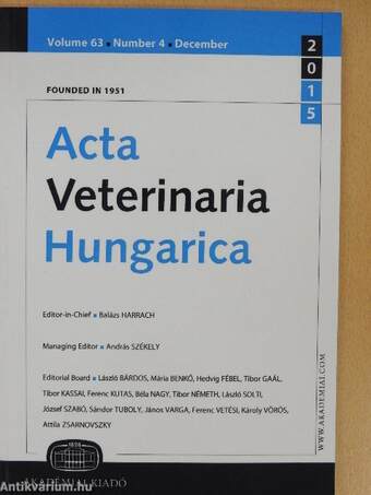 Acta Veterinaria Hungarica December 2015