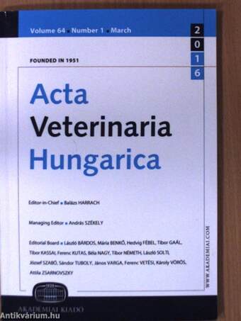 Acta Veterinaria Hungarica March 2016