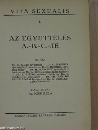 Az együttélés A. B. C.-je