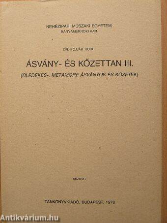 Ásvány- és kőzettan III.