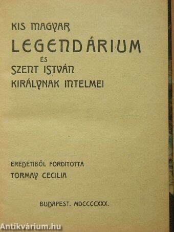 Kis magyar legendárium